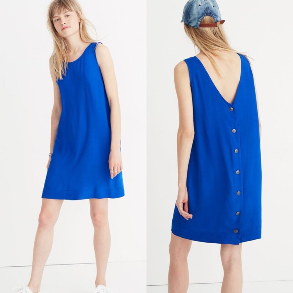 Madewell Lakeshore Button-Back Dress Women’s Medium
